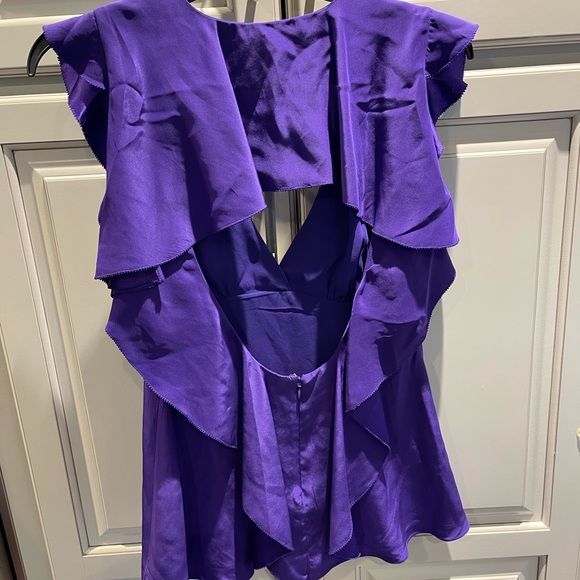 BCBG purple top S - Picture 2 of 3